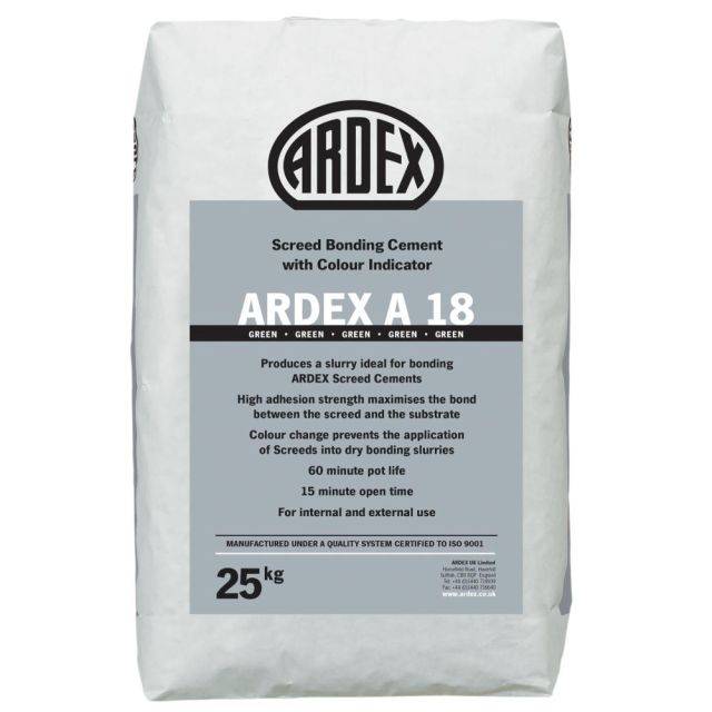 ARDEX A 18 Screed Bonding Agent with Colour Indicator Ardex UK Ltd