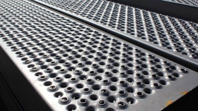 Perforated Metal Planks (Stainless Steel) - Perforated Metal Planks