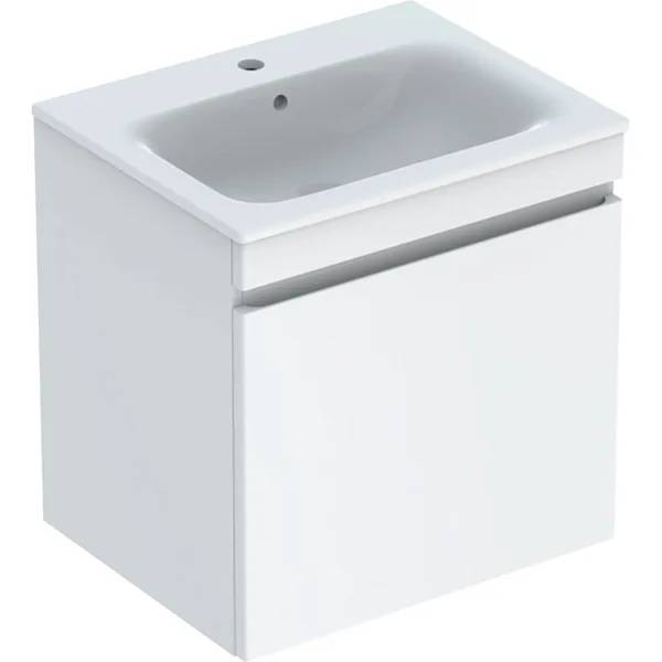 Geberit Renova Plan Set Of Vanity Basin, Slim Rim, With Cabinet, One Drawer And One Internal Drawer