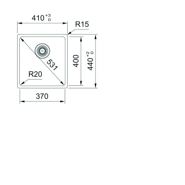 Franke Maris MRG 1 Bowl Sink - Kitchen Sink