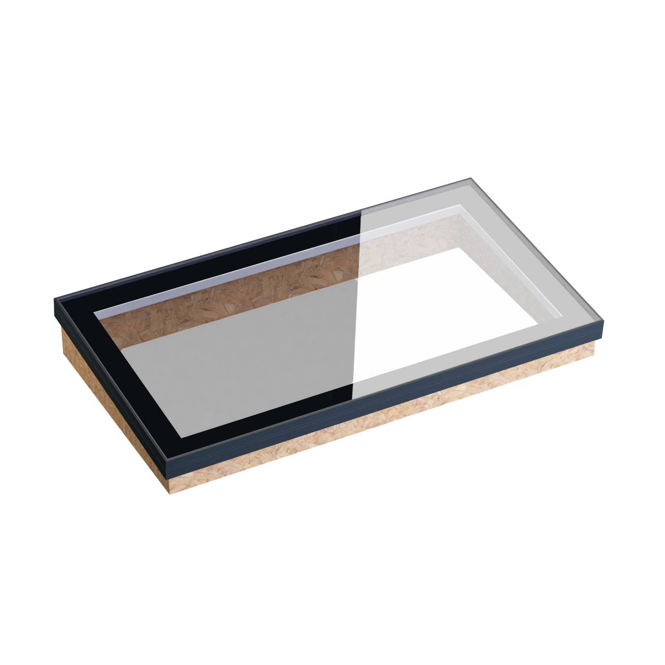 EOS97 Fixed Flat Glass Rooflight - Single Pane - Rooflight