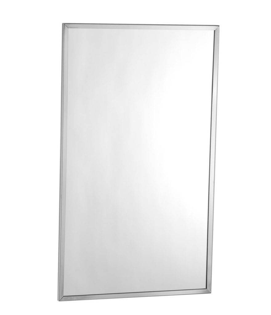 Mirror with Stainless Steel Channel Frame B-165