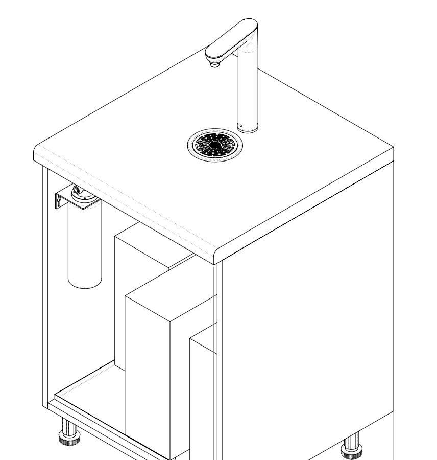 Aqua illi - Boiling, Chilled & Ambient (BCA) Water Tap - Fully Integrated Water Tap System