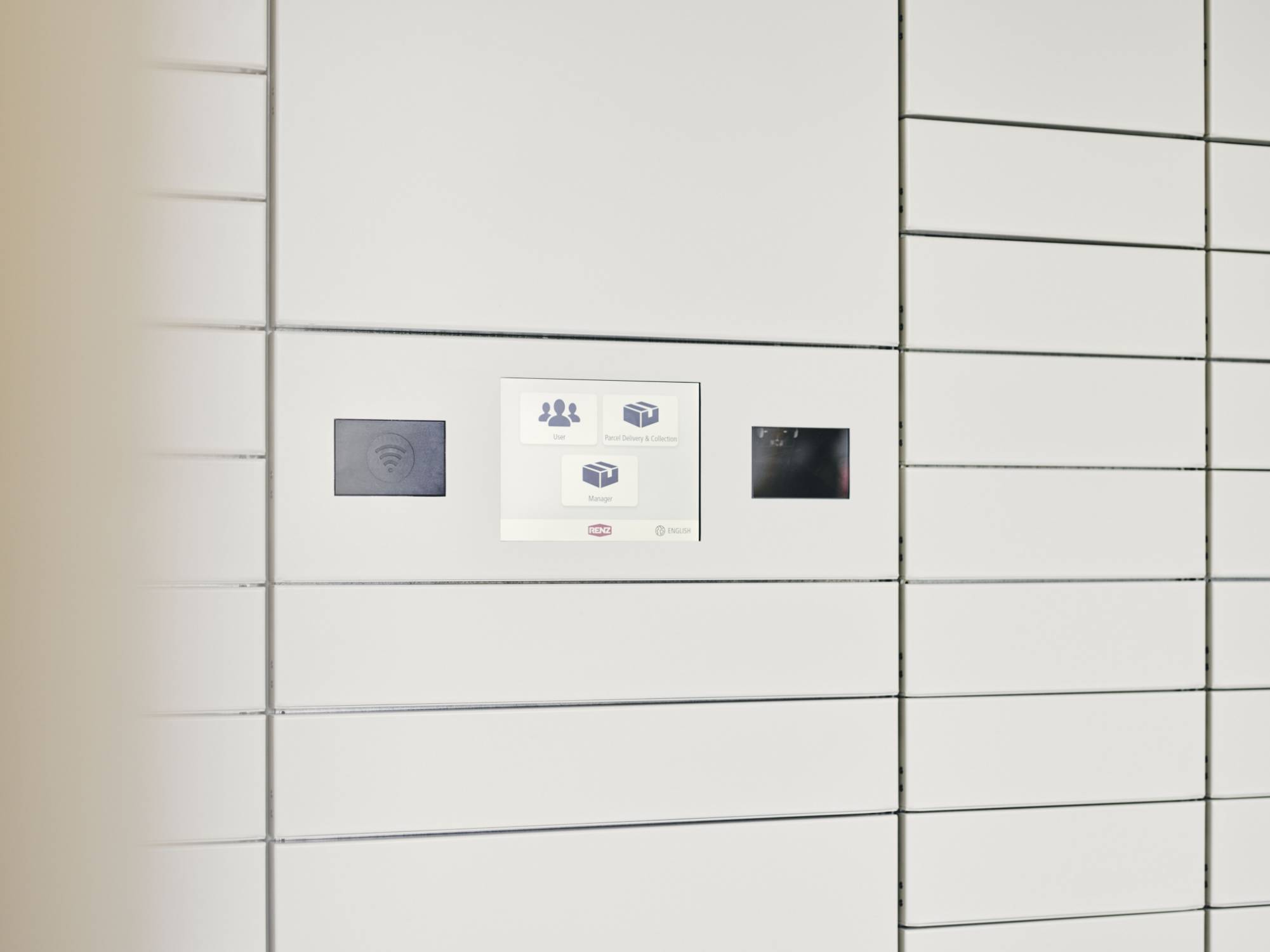 myRENZbox Modula Extended Ext - Intelligent Smart Parcel Boxes - Smart Parcel Box myRENZbox Extension