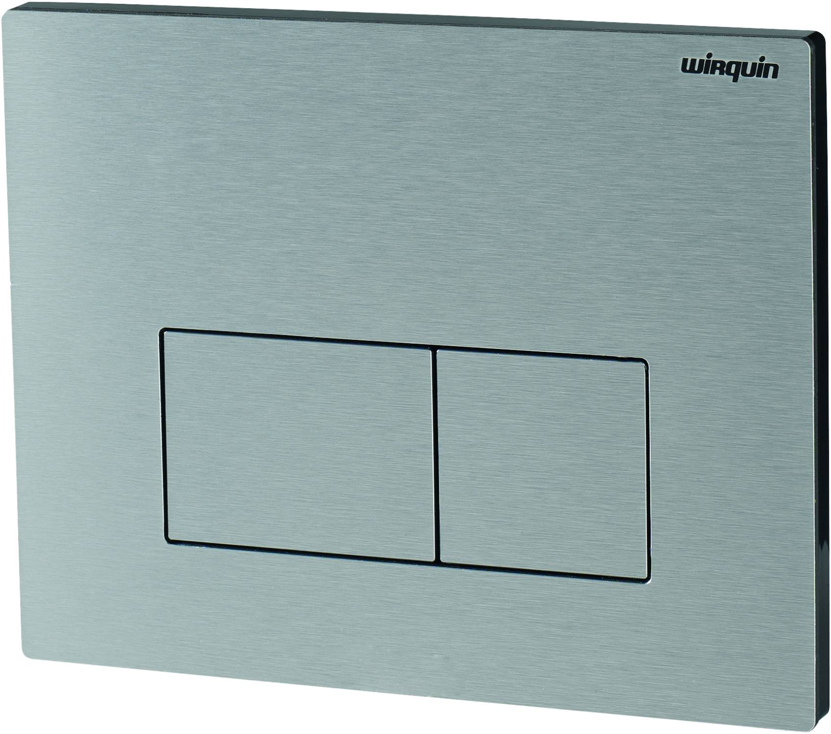 BRUSHED ALUMINIUM DESIGN CONTROL PLATE  - WC Flush Plate