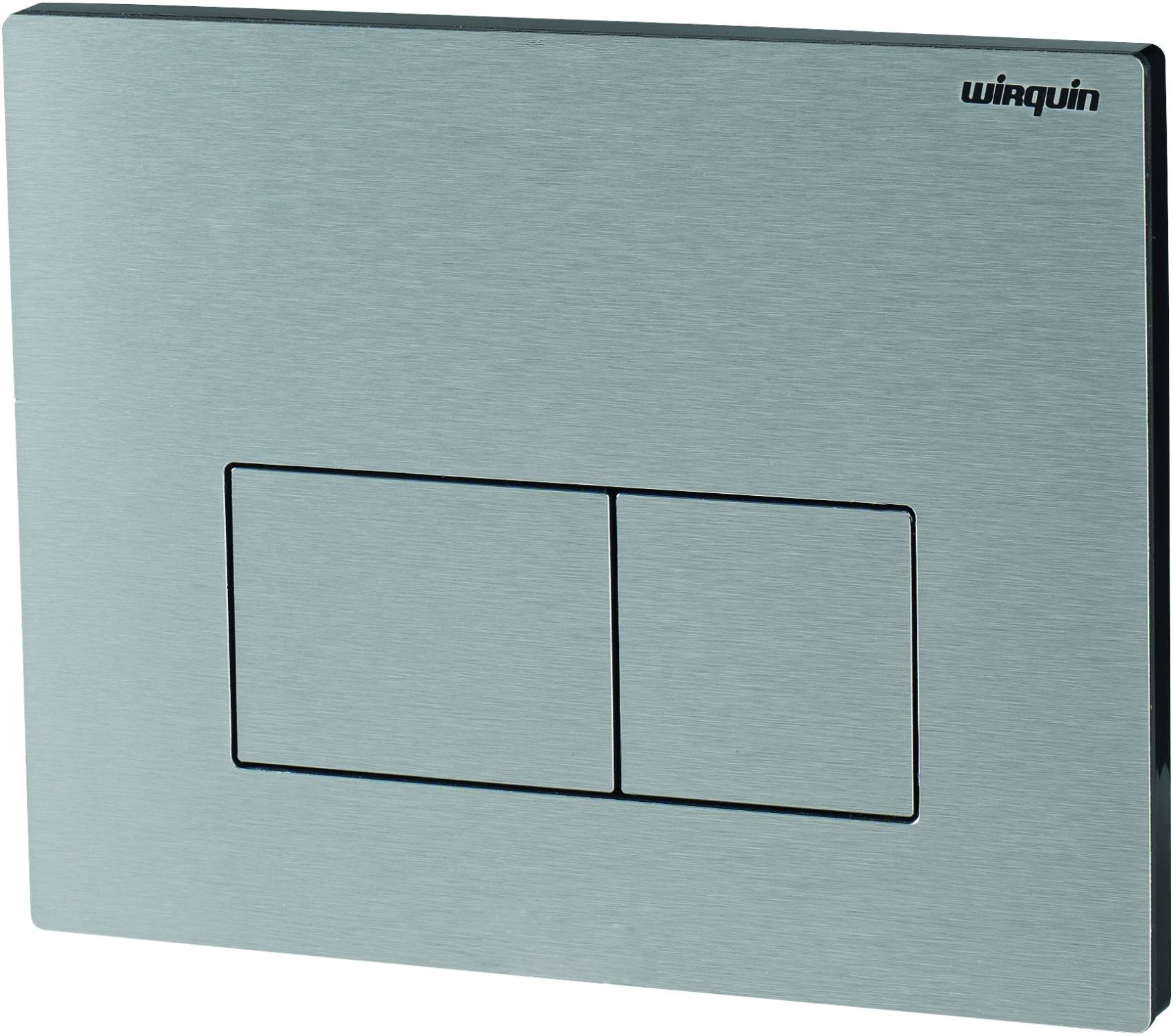 BRUSHED ALUMINIUM DESIGN CONTROL PLATE - WC Flush Plate