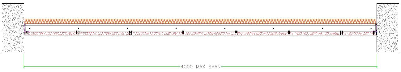 Knauf Horizontal Shaftwall - Ceiling System: HSW-2xCT-92-092-6-3x12.5-FP-50