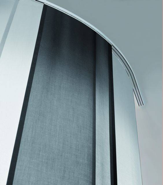 Panel Glide - Hand Operated - Curved - Silent Gliss SG 2700 - Vertical Blinds