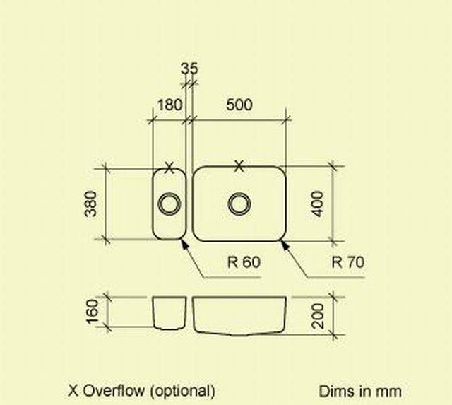 Sink Bowl K518B