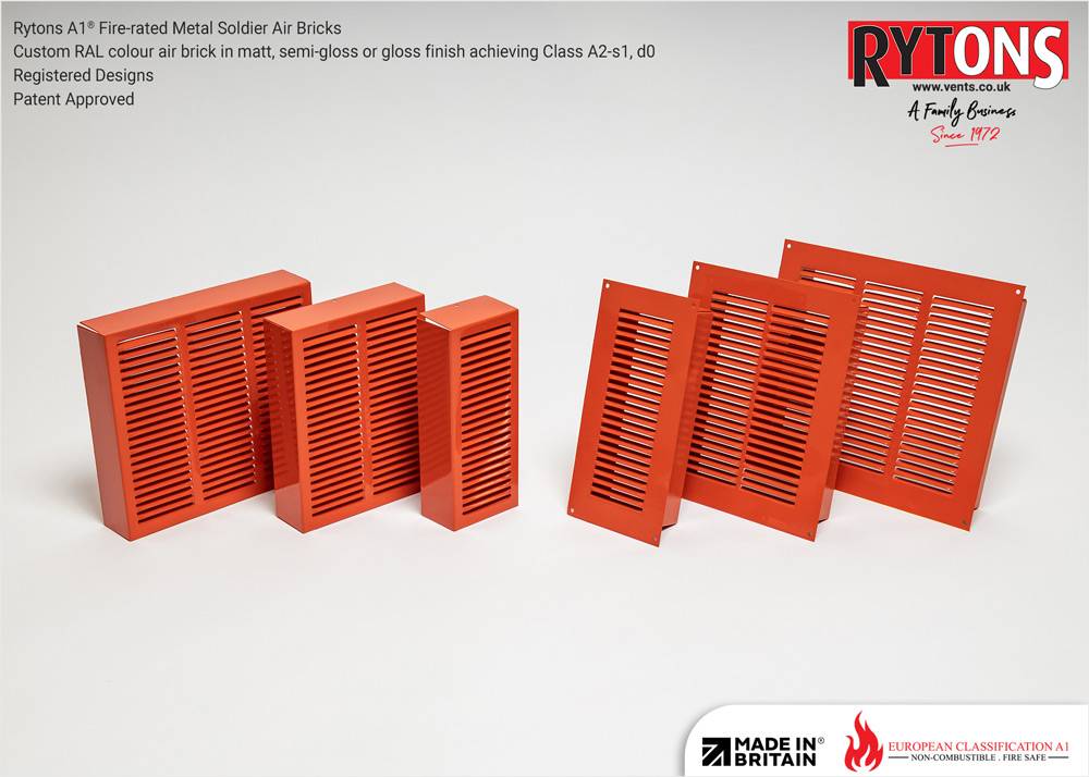 Rytons A1® Fire-rated Metal Soldier Air Bricks