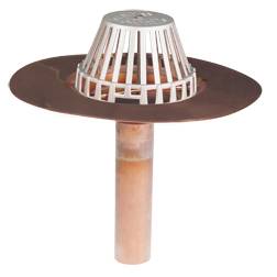 COMMERCIAL SPUN COPPER DRAIN - roof drain