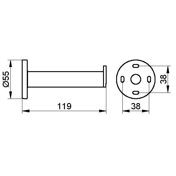 Toilet Roll Holder - PLAN (Double) - Toilet roll holder