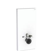 Geberit Monolith Plus sanitary module for wall-hung WC, 101 cm, front cladding made of glass