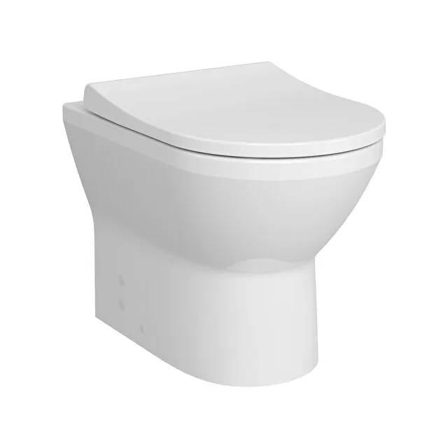 7059B003-0075- Integra Round back-to-wall WC pan, RimEx - WC Toilet