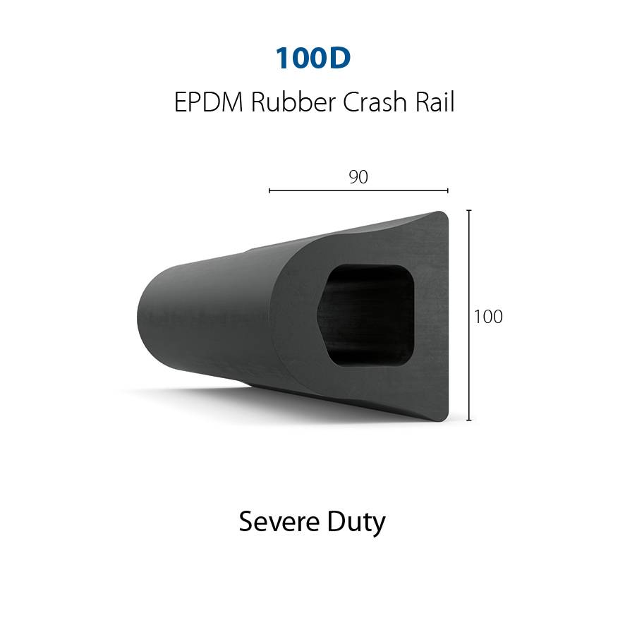 CS Acrovyn® 100D/ 75D Rubber Crash Rails