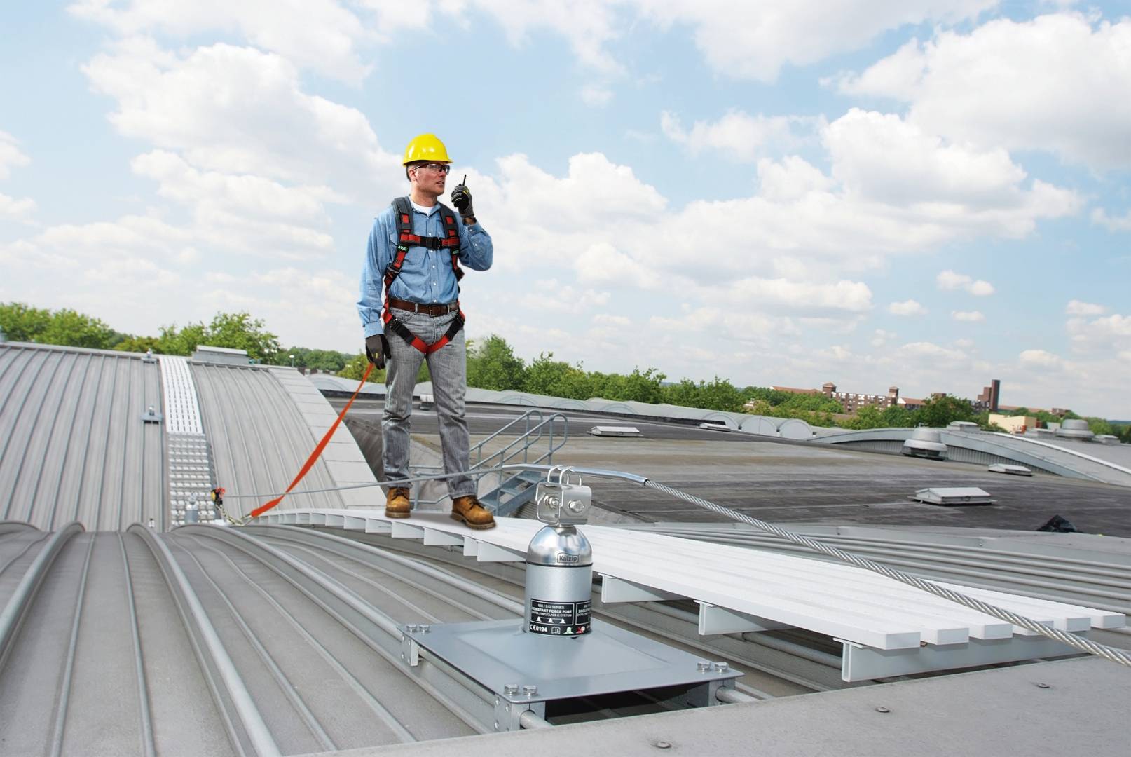 MSA Latchways ManSafe Constant Force Fall Arrest Restraint System 