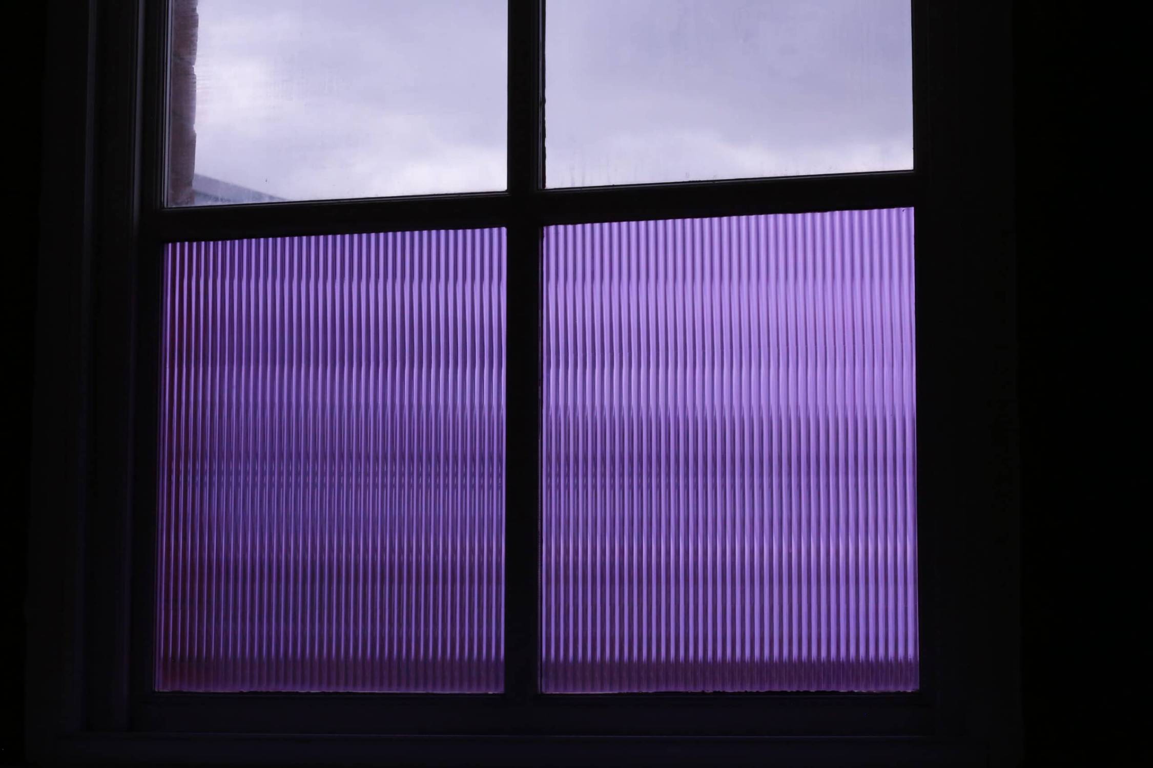 SX-1276 Reeded Glass Lilac - Glass Film with Reeded Design