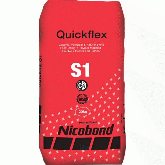 Nicobond Quickflex S1 Adhesive - Tile Adhesive