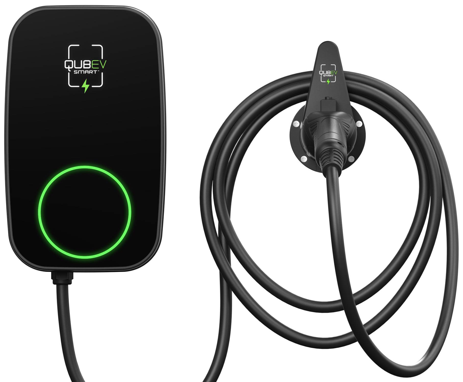 QUBEV Smart - Tethered Lead - EV Charging Unit