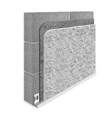 weberpral monocouche roughcast system