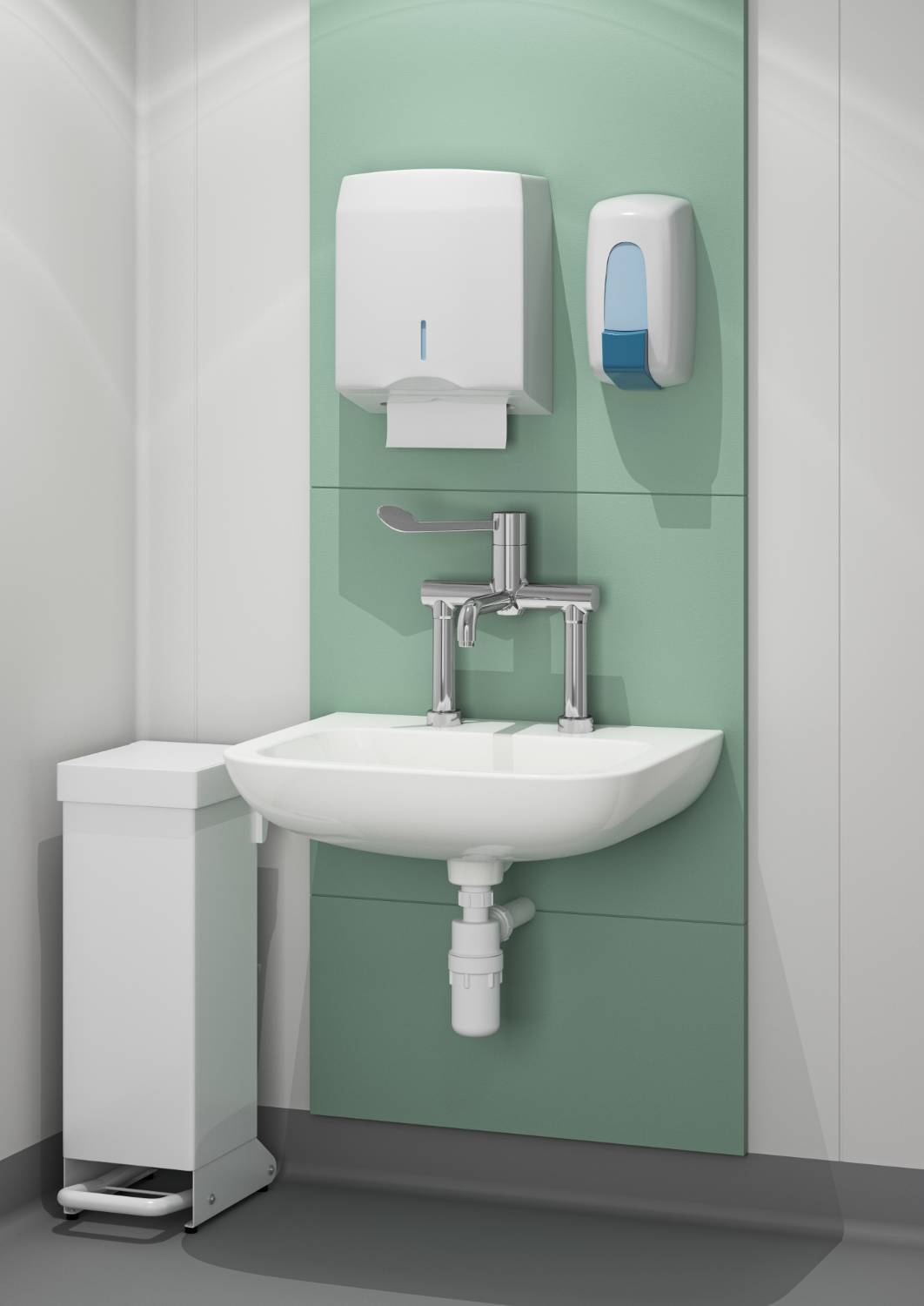 Markwik 21+ Comfort SQ Deck Mounted Mixer With Detachable Spout – Non-Thermostatic (PBV) - Tap