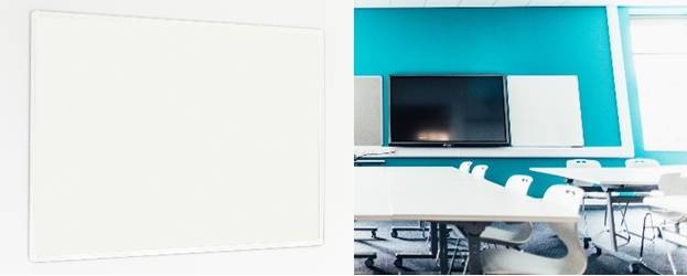 Sundeala Teacherboards High Pressure Laminate Whiteboard Aluminium Framed with Non-Magnetic Writing Surface - HPL Non Magnetic Whiteboard