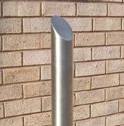 Mitre Top Bollard Stainless Steel