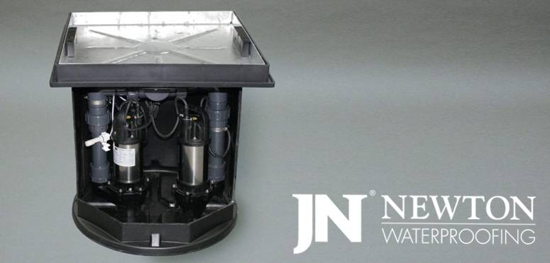 Compact Sump Pumping System For Collecting Surface and Ground Water - Newton Titan Pump System - Compact Packaged Pumping System