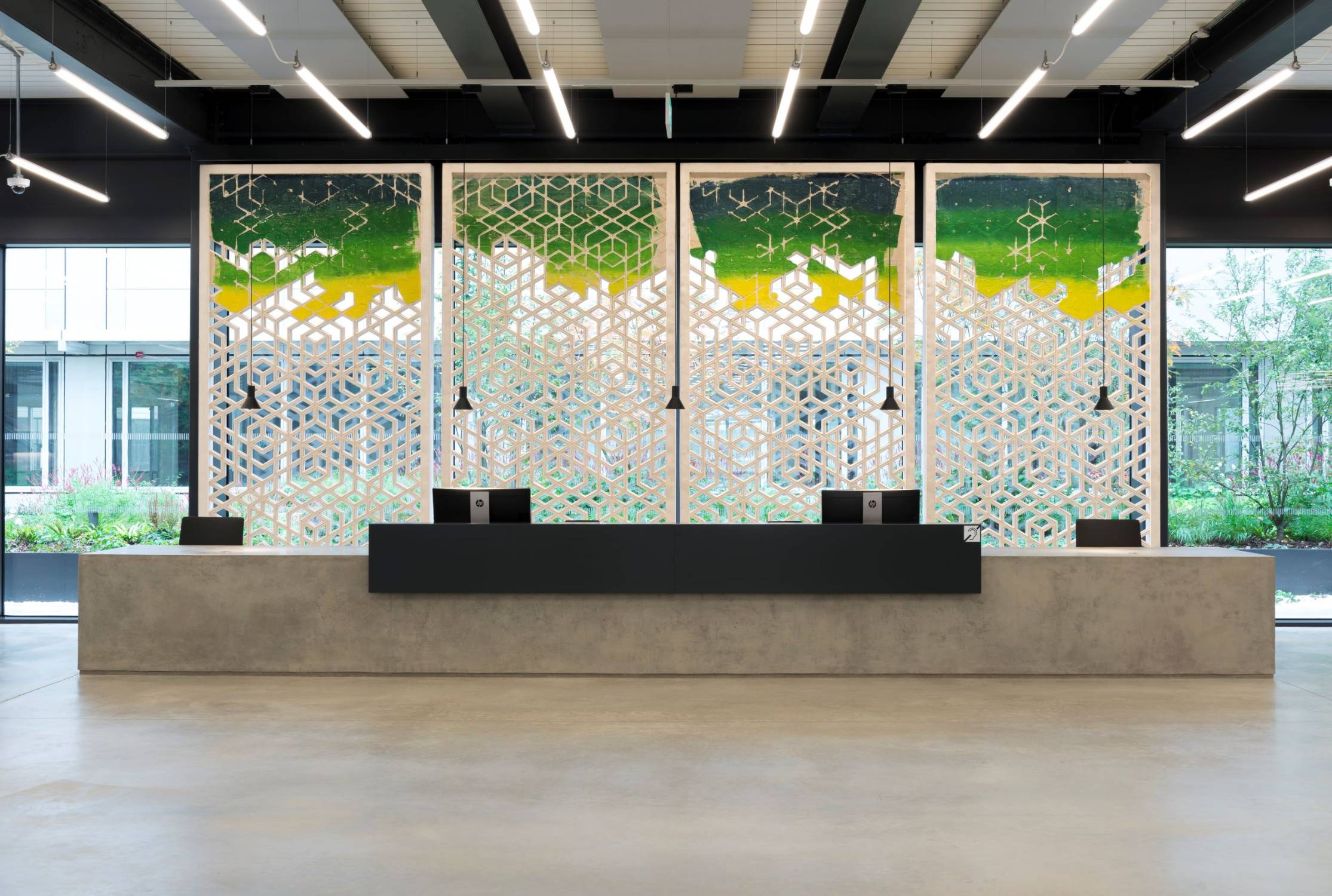 In Situ Polished Concrete Worksurfaces and Furniture