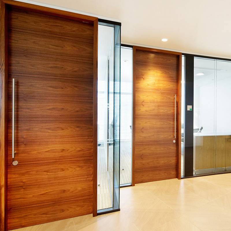 54 mm Thick Acoustic Timber Door In Microflush Frame