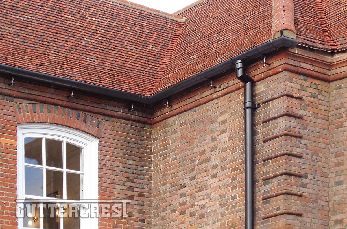Beaded Deep Flow Gutters & Traditional Round Downpipes | Guttercrest ...