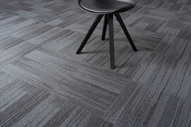 Signal Nylon Pile Carpet Tile - Linear Patterned Tiles
