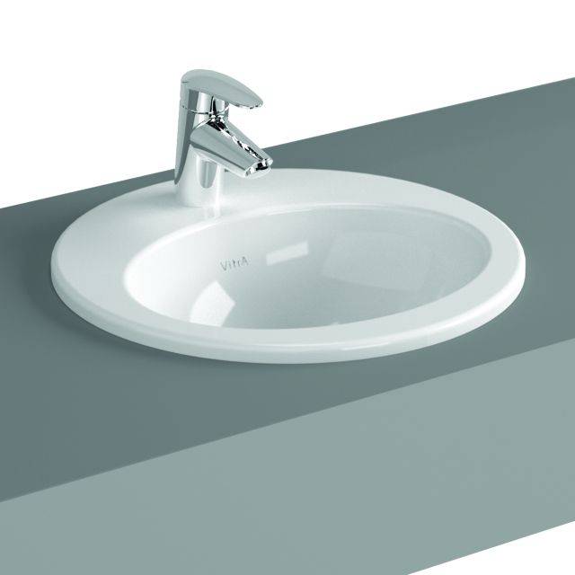 VitrA S20 Counter-top Basin, 43 cm, Oval, 5466