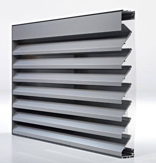 DucoGrille Classic N 50Z - Recessed Aluminium Wall/ Window Louvres
