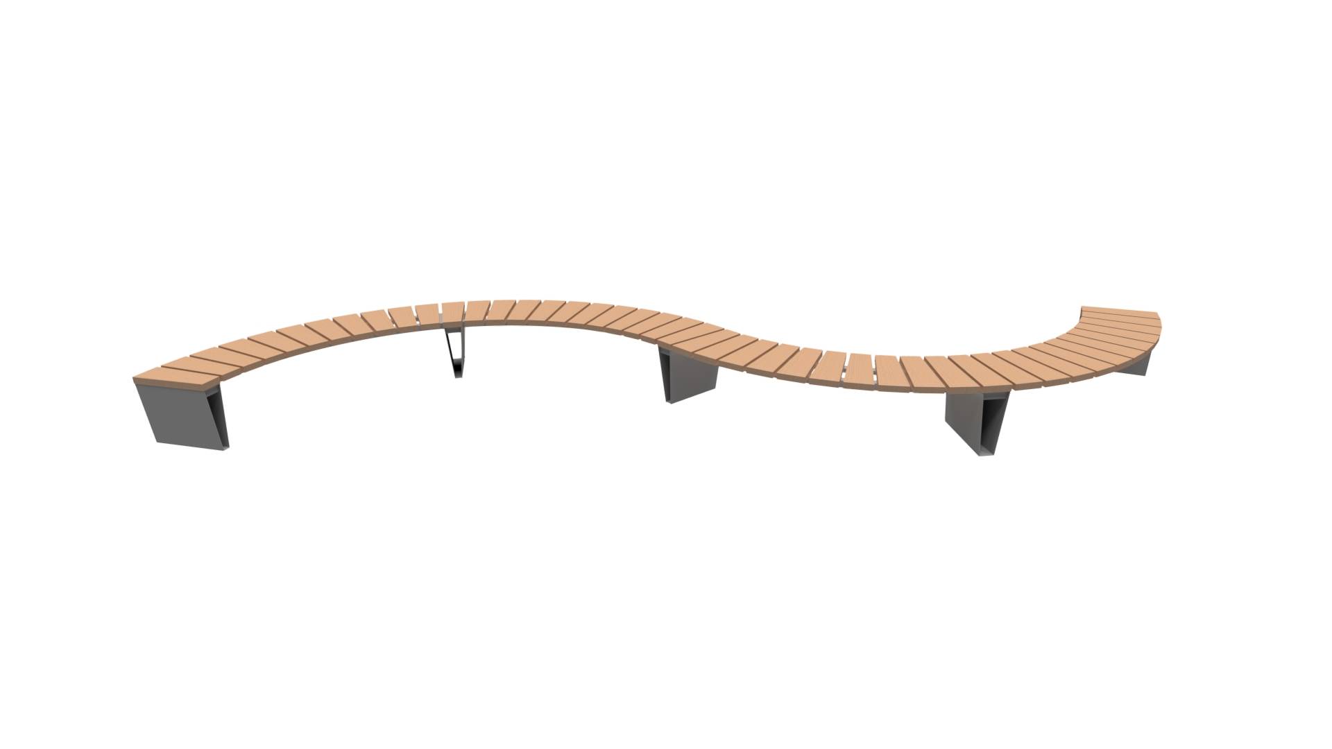 Veeva Curved Benches