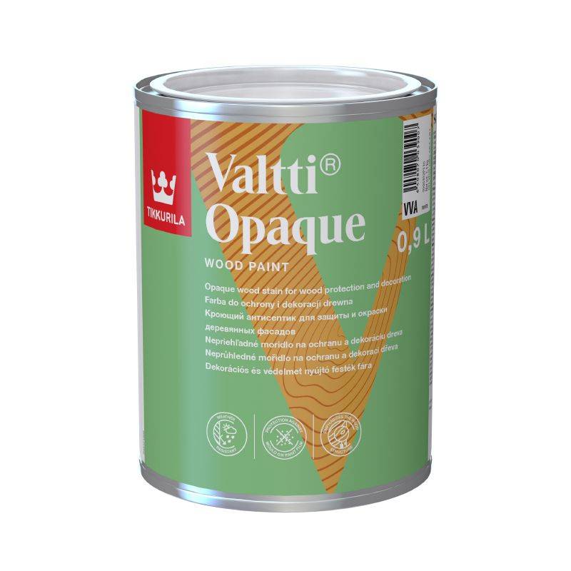 Valtti Opaque - satin exterior wood paint