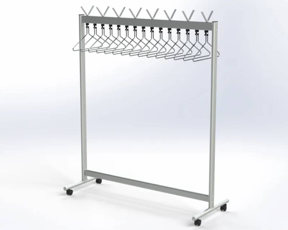 RG703 Mobile Coat Hanger Racks
