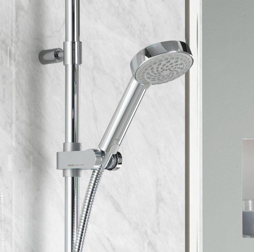 Quartz Touch Smart Divert Exposed Shower With Adjustable Head And Bath Fill