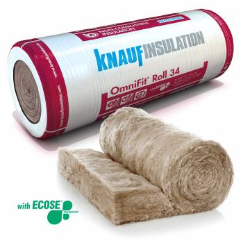 Knauf Insulation - OmniFit® Roll 34 (Uncut) - Multi-Application Insulation
