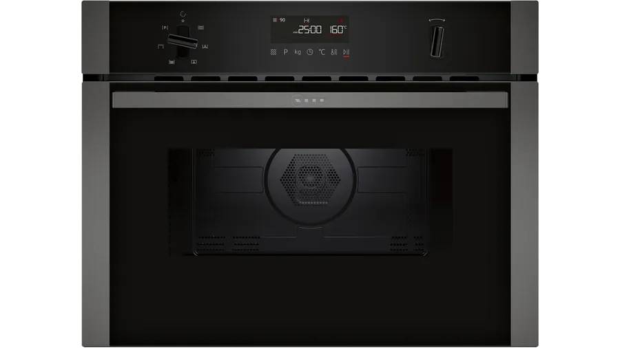 NEFF Compact 45cm ovens with Microwave Graphite grey trim