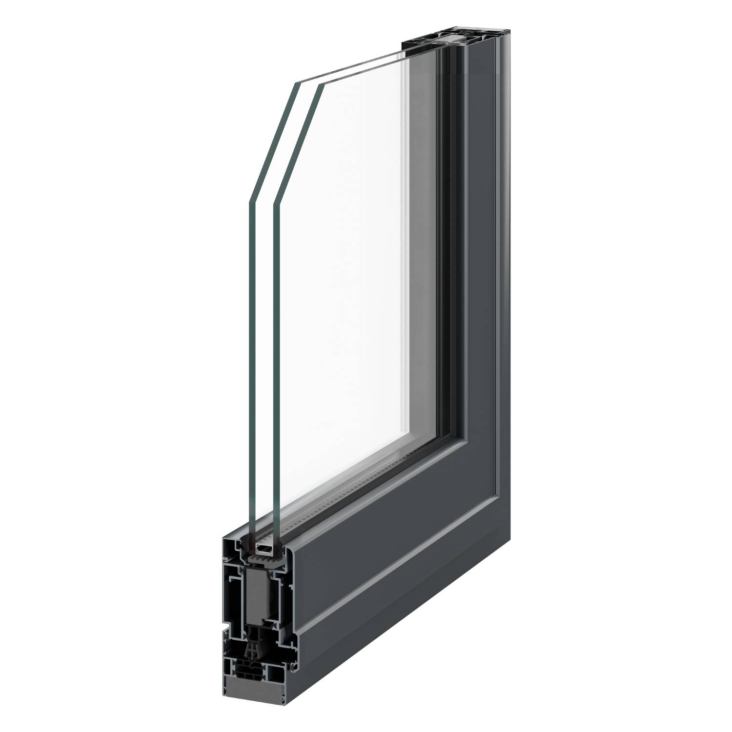 58BD HI Residential Door System - Aluminium Rebated Door