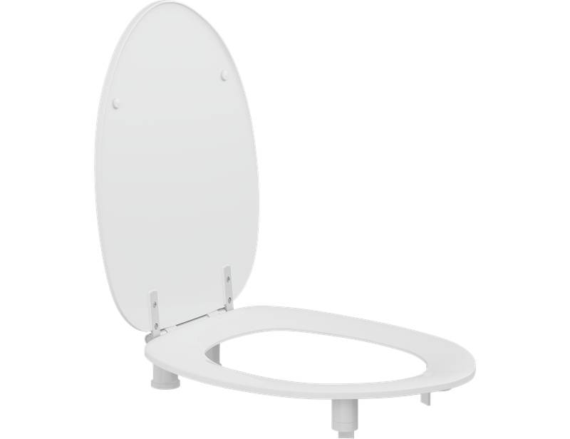 Dania 50 mm raised toilet seat with cover R43000 Pressalit Limited