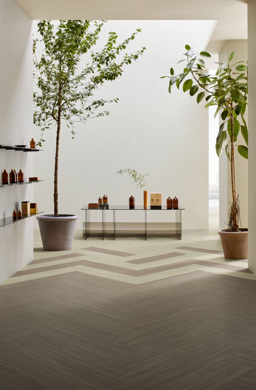 Modular Marmoleum - Linoleum tile flooring