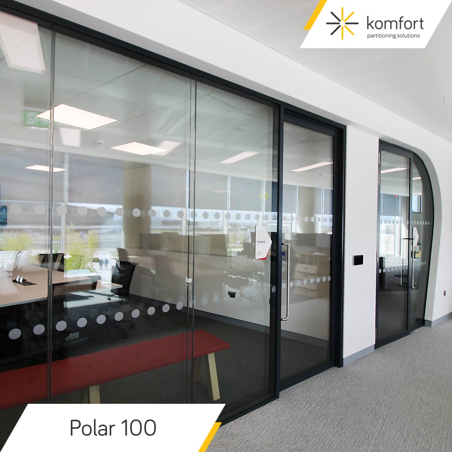 Komfort Polar 100 Double Glazed Partitioning Komfort Partitioning