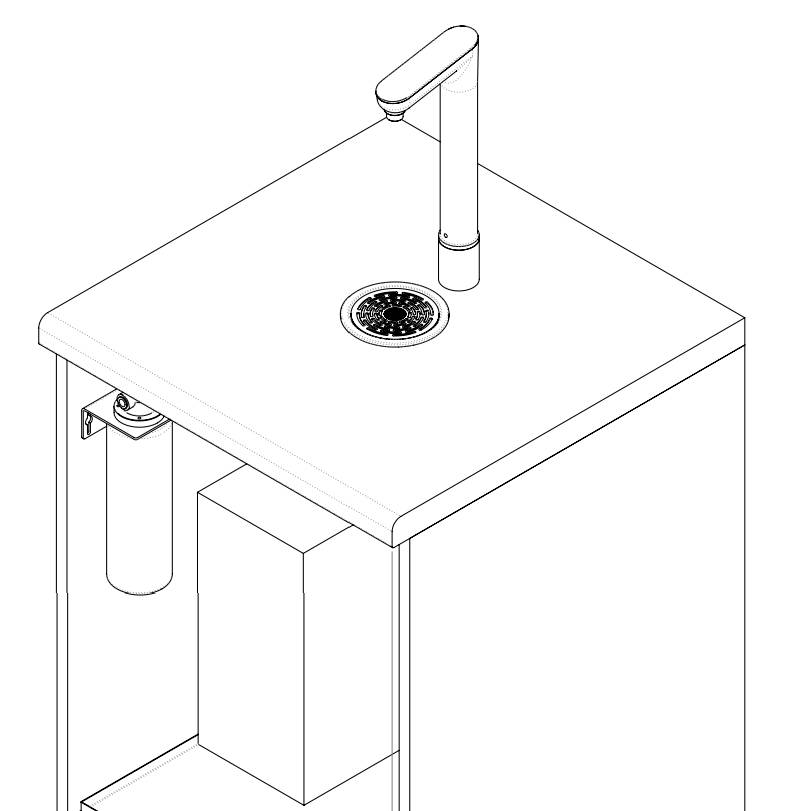 Aqua illi - Chilled & Ambient (CA) Water Tap - Fully Integrated Water Tap System