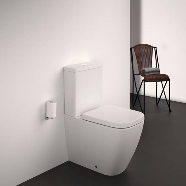 i.life S Compact Close Coupled Back To Wall Toilet - Back-to-Wall Toilet Bowl