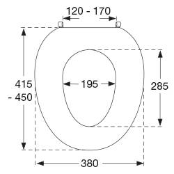 Colani toilet seat with cover R36000-B83999