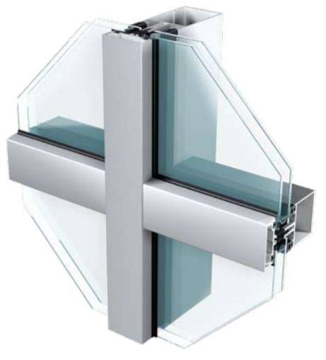 Elegance 52 - aluminium curtain walling