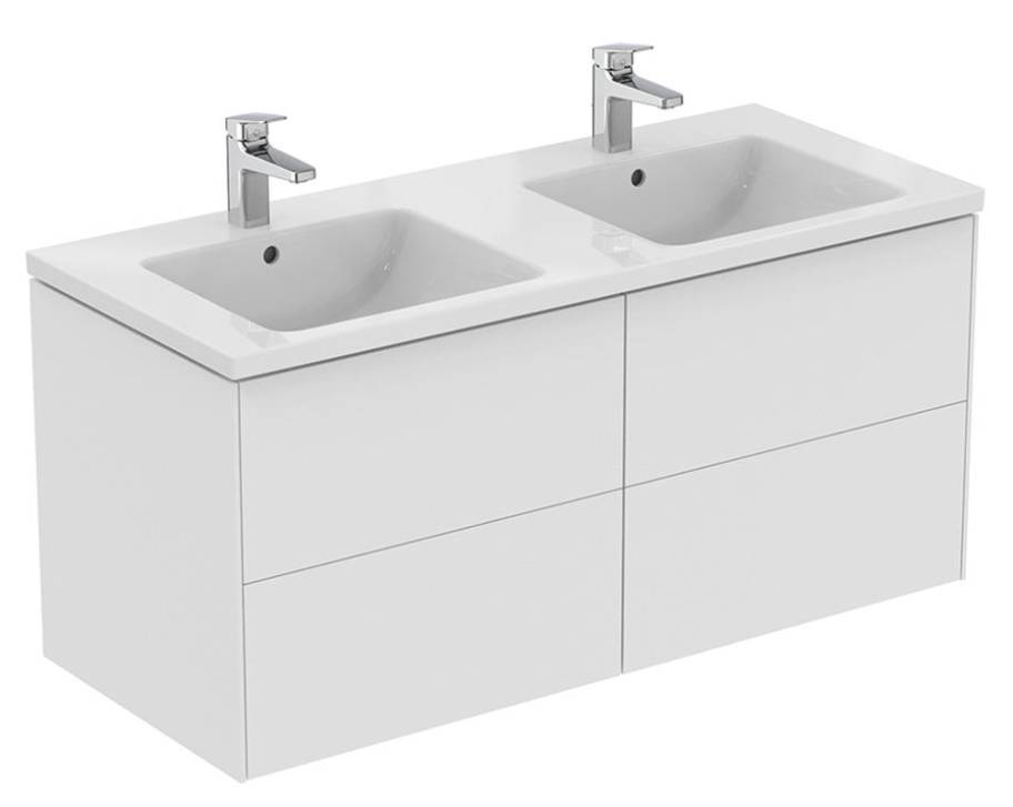 Ideal Standard Conca 120cm wall hung vanity unit with 4 drawers 