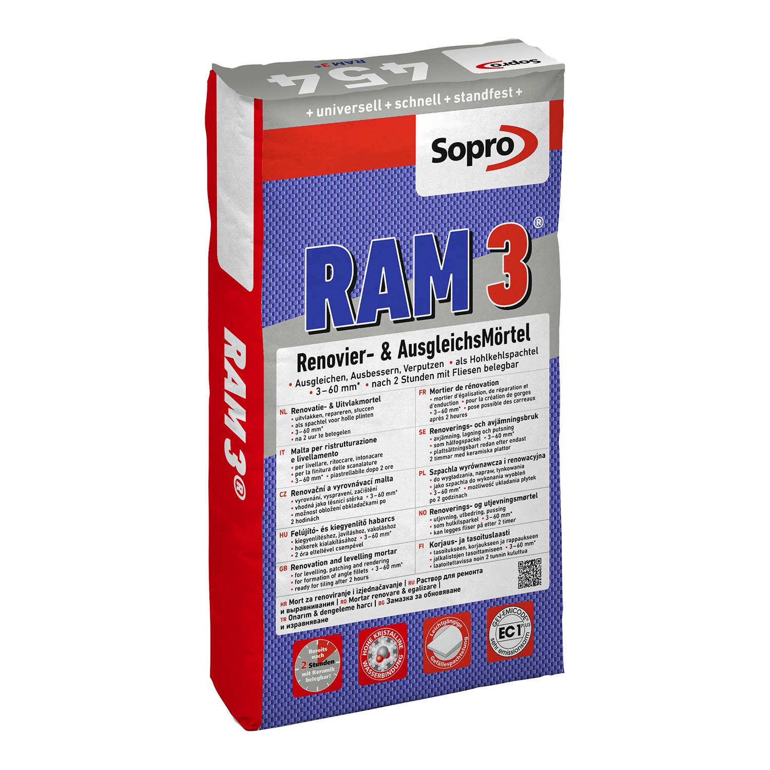 Sopro RAM 3 454 Renovation and Levelling Mortar